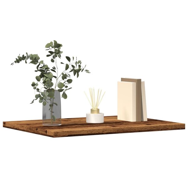 Wandschappen 40X30X1,5 Cm Bewerkt Hout Kleurig Oud Hout 40 x 30 x 1.5 cm