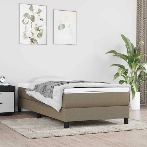 Pocketveringmatras Voor Kinderen Stof 80 x 160 cm Taupe