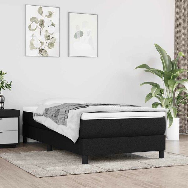 Pocketveringmatras Voor Kinderen Stof 80 x 160 cm Zwart