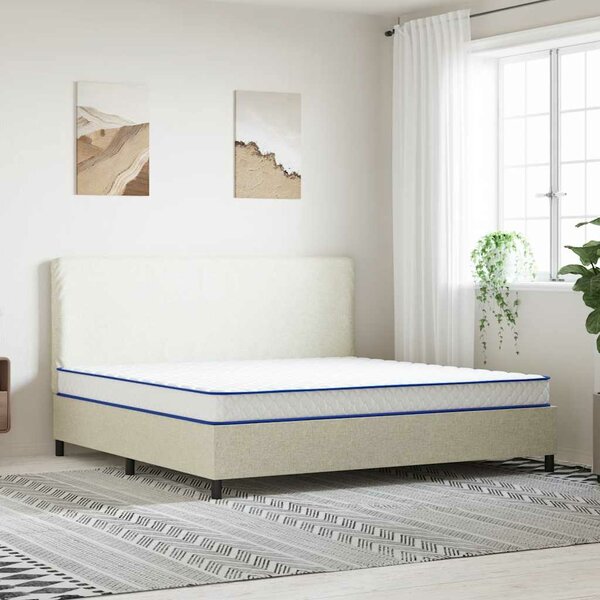 Traagschuimmatras 200X200X17 Cm Wit 200 x 200 cm