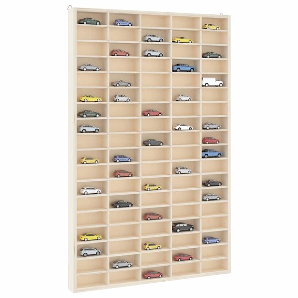 Houten Verzamelvitrine Met 90 Vakken 50,5X4,5X79 Cm 50.5 x 4.5 x 79 cm