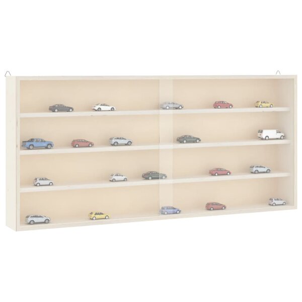 Houten Verzamelvitrine Met Deuren 80X8,5X37 Cm 80 x 8.5 x 37 cm