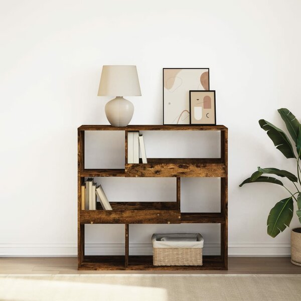 Boekenkast / Kamerscherm 100X33X94,5 Cm Kleurig 94.5 cm Gerookt eiken