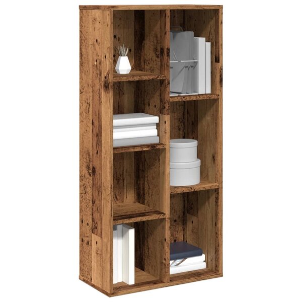 Boekenkast 50X25X104 Cm Kleurig Oud hout