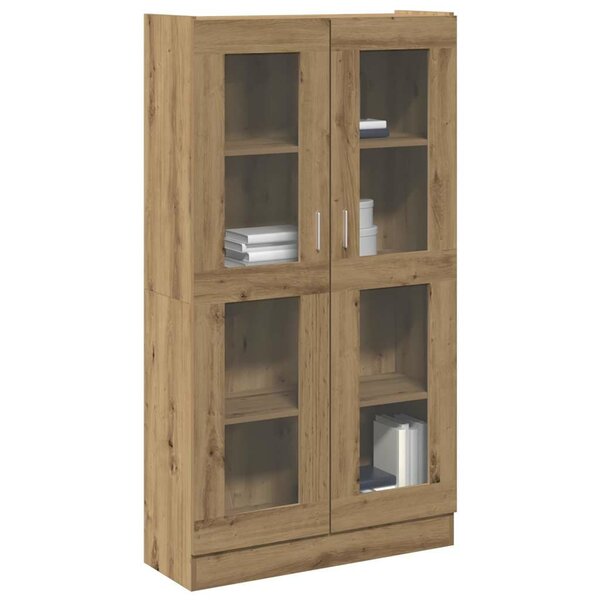 Hoge Kast 82,5X30,5X Bewerkt Hout Artisanaal Eikenkleur 150 cm artisanaal eikenkleurig