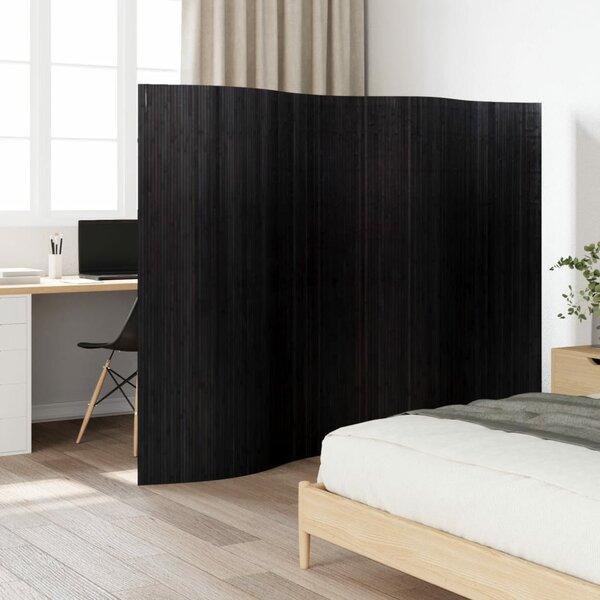 Kamerscherm 165X250 Cm Bamboe 250 x 165 cm Zwart