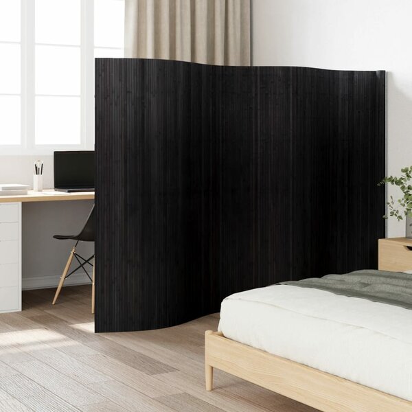 Kamerscherm&nbsp;165X400 Cm&nbsp;Bamboe 400 x 165 cm Zwart