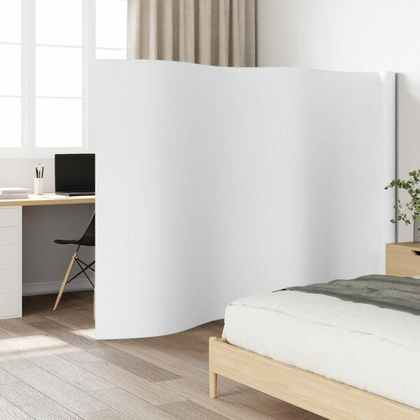 Kamerscherm 165X600 Cm Bamboe 600 x 165 cm Wit