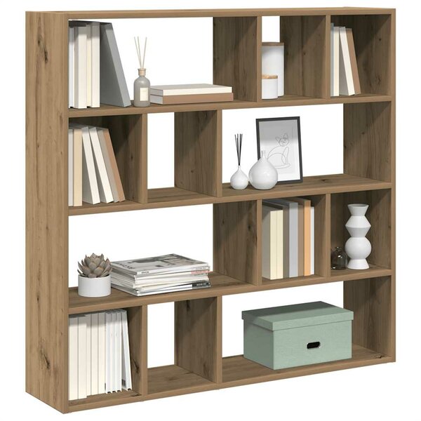 Boekenkast/Kamerscherm 105X24X102 Cm Artisanaal Eikenkleur artisanaal eikenkleurig