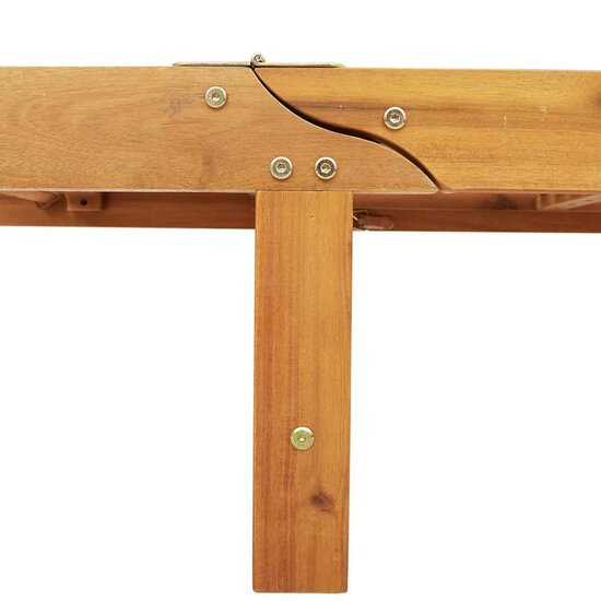 Ligstoelen Massief Acaciahout 2 Bruin