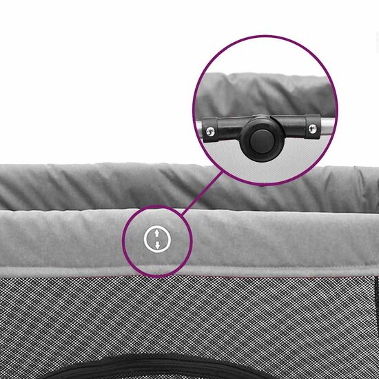 Babybox Met Matras Linnen Lichtgrijs