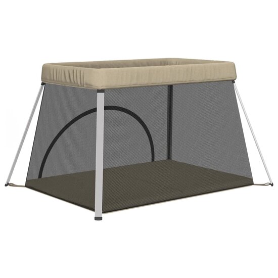 Babybox Met Matras Linnen Taupe
