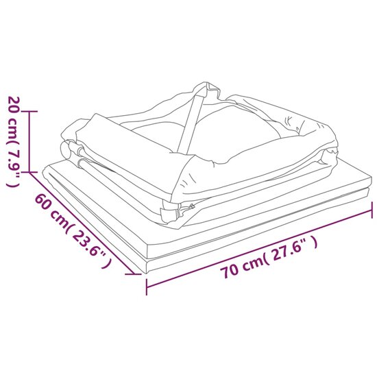 Babybox Met Matras Linnen Donkergrijs