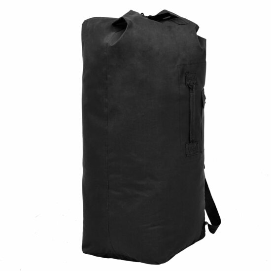 Plunjezak Legerstijl 85 L Zwart