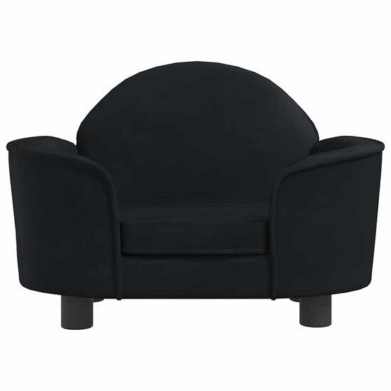 Hondenmand 66X40X45 Cm Fluweel Zwart