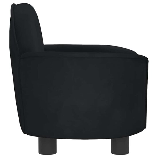 Hondenmand 66X40X45 Cm Fluweel Zwart