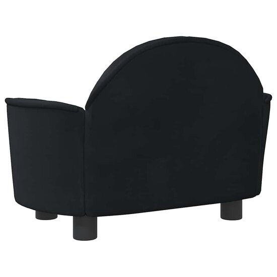 Hondenmand 66X40X45 Cm Fluweel Zwart