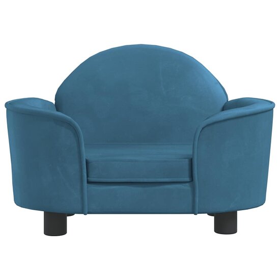 Hondenmand 66X40X45 Cm Fluweel Blauw