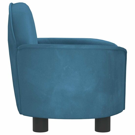 Hondenmand 66X40X45 Cm Fluweel Blauw