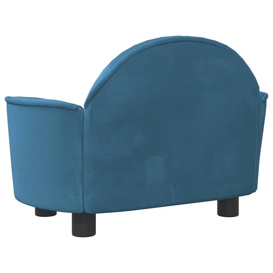 Hondenmand 66X40X45 Cm Fluweel Blauw