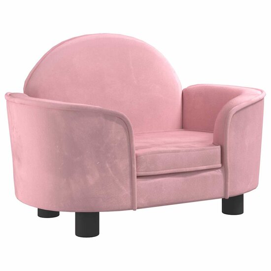 Hondenmand 66X40X45 Cm Fluweel Roze