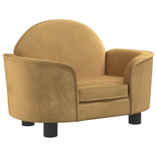 Hondenmand 66X40X45 Cm Fluweel Bruin