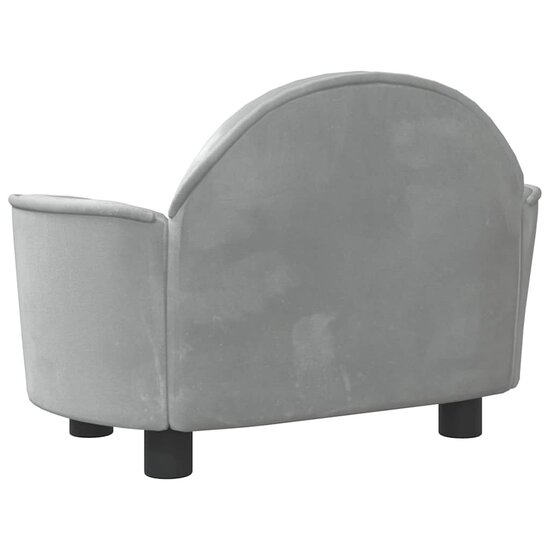 Hondenmand 66X40X45 Cm Fluweel Lichtgrijs
