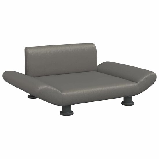 Hondenmand 70X45X28 Cm Grijs Kunstleer