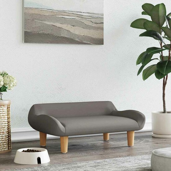 Hondenmand 70X40X24 Cm Taupe Stof