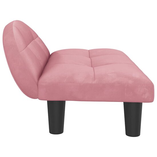 Hondenmand 70X52X30 Cm Roze Fluweel
