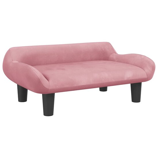 Hondenmand 70X40X24 Cm Roze Fluweel