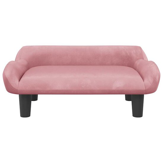 Hondenmand 70X40X24 Cm Roze Fluweel