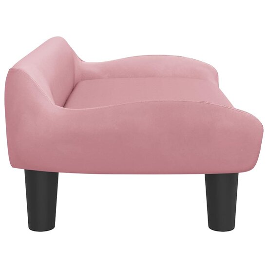 Hondenmand 70X40X24 Cm Roze Fluweel