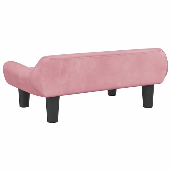 Hondenmand 70X40X24 Cm Roze Fluweel