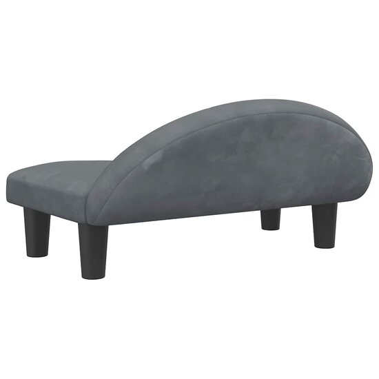 Hondenmand 70X52X30 Cm Donkergrijs Fluweel