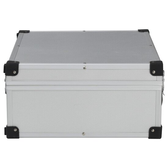 Gereedschapskoffer 46X33X16 Cm Aluminium Zilverkleurig