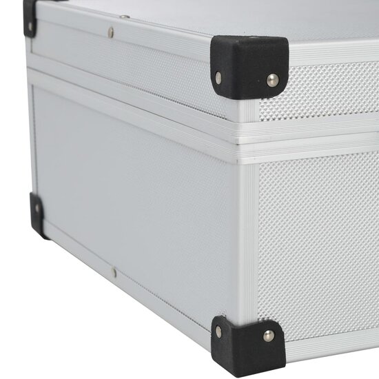 Gereedschapskoffer 46X33X16 Cm Aluminium Zilverkleurig