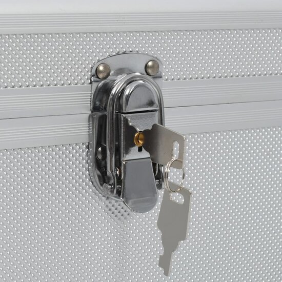 Opbergkoffers Aluminium Kleurig Zilver