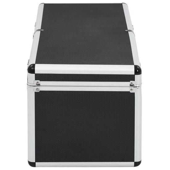 Opbergkoffers Aluminium Zwart