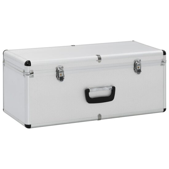 Opbergkoffers Aluminium Kleurig Zilver