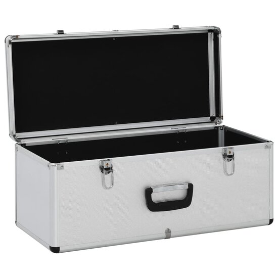 Opbergkoffers Aluminium Kleurig Zilver