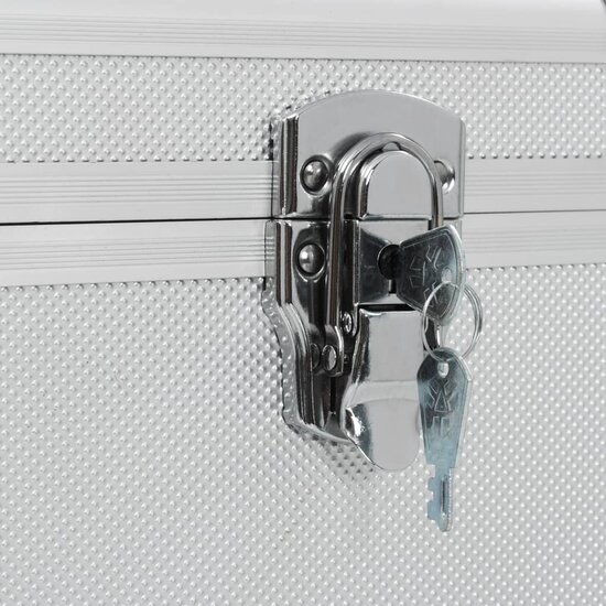 Opbergkoffers Aluminium Kleurig Zilver