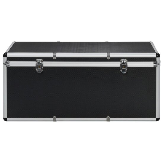 Opbergkoffers Aluminium Zwart