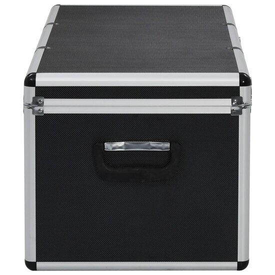 Opbergkoffers Aluminium Zwart