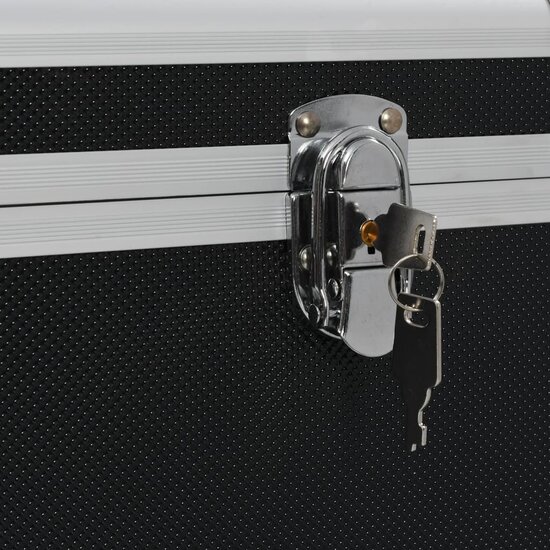 Opbergkoffers Aluminium Zwart