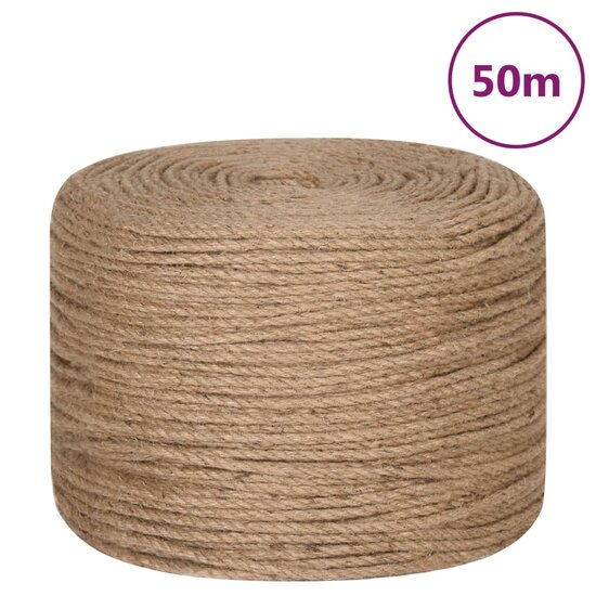 Touw Lang Dik Jute 6 mm 50 m