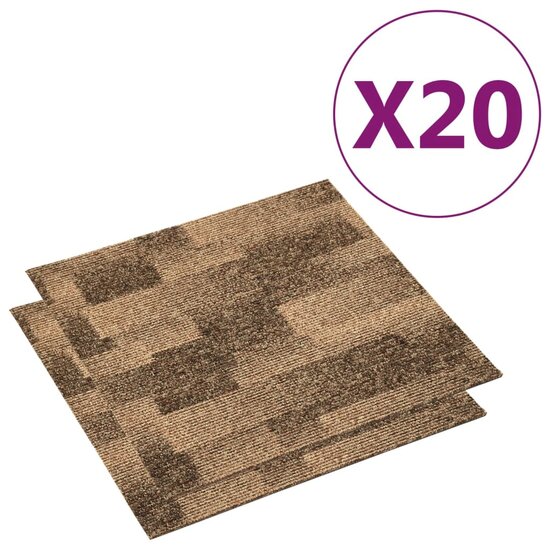 Tapijttegels 20 St 5 M&sup2;