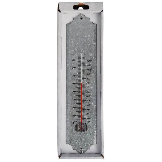 Esschert Design Wandthermometer Schrootzink Oz10