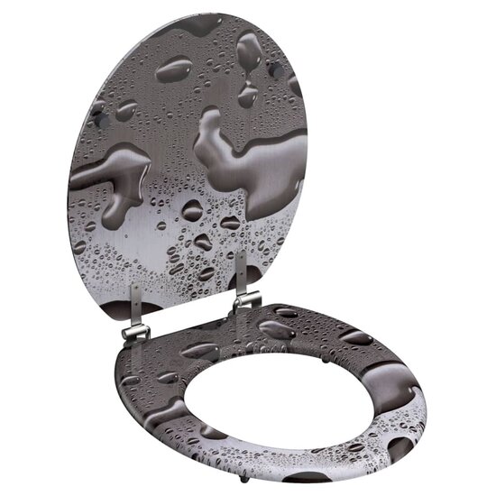 Sch&uuml;tte Toiletbril Grey Steel Mdf