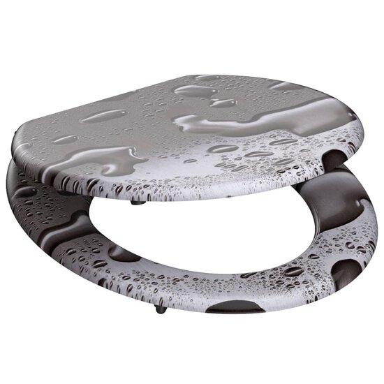 Sch&uuml;tte Toiletbril Grey Steel Mdf